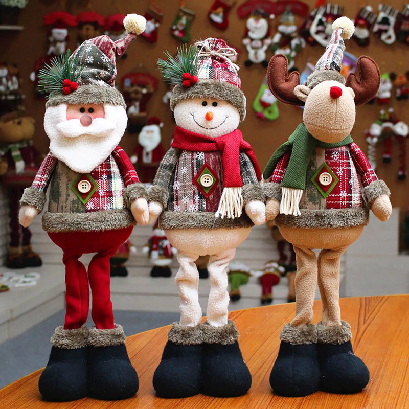 Bonecos Decorativas de Natal 3PCS